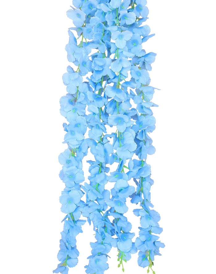 Blue Wisteria Bunch-45" Blue