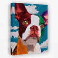 Boston Terrier Kaleidoscope - Luxury Wall Art