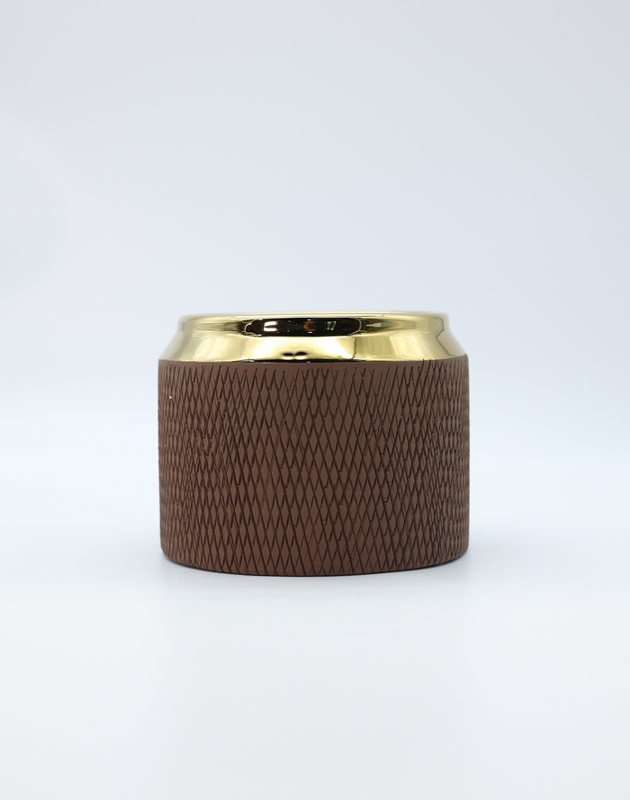 Brown Veneta Vase- Small