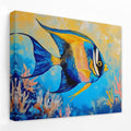 Brushstroke of the Sea - Beach House Canvas Wall Art