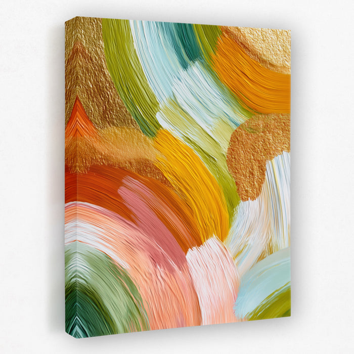Brushstroke Soft Sage canvas wall art