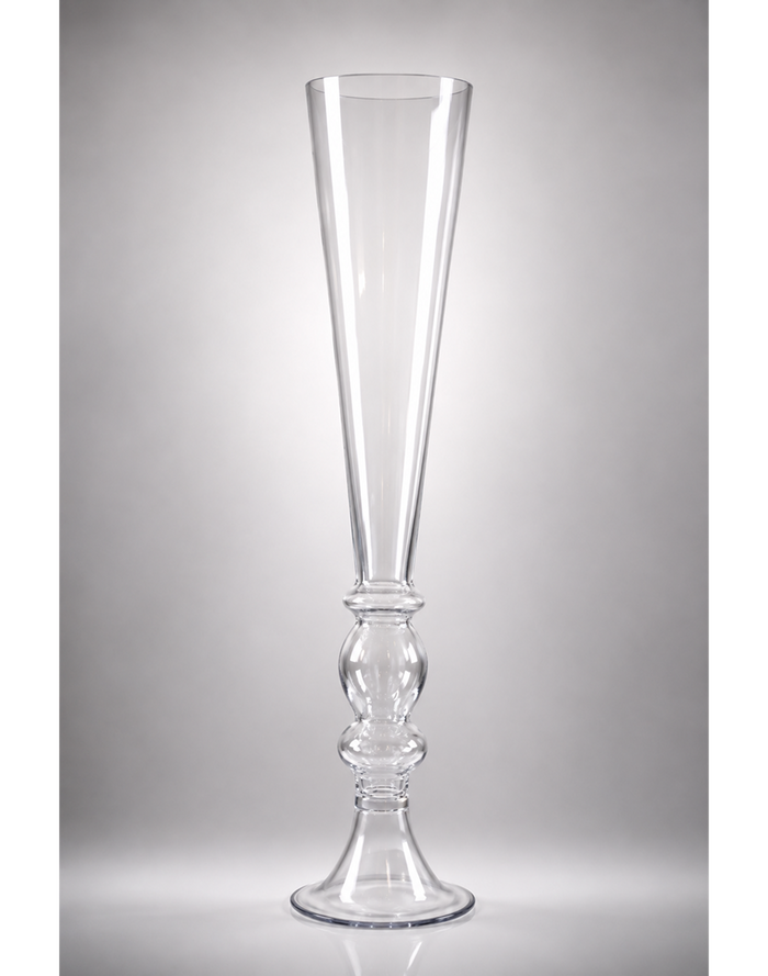 Bubble-Stem Trumpet Vase | Available in 2 Sizes
