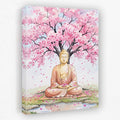 Buddha Cherry Blossom canvas wall art