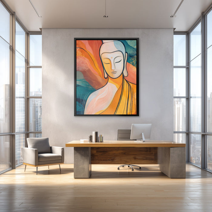Buddha's Golden Flow - Luxury Wall Art