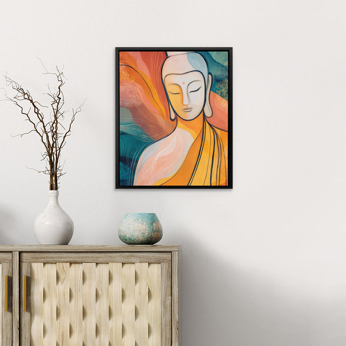 Buddha's Golden Flow - Luxury Wall Art