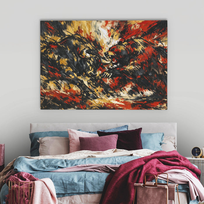 Bull V Bear Masterpiece - Luxury Wall Art
