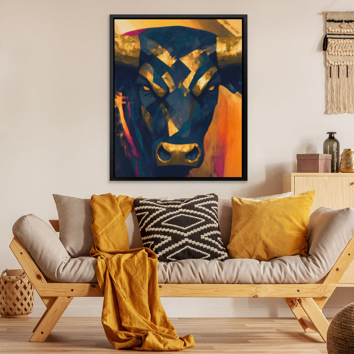 Bull's Ancient Throne - Luxury Wall Art