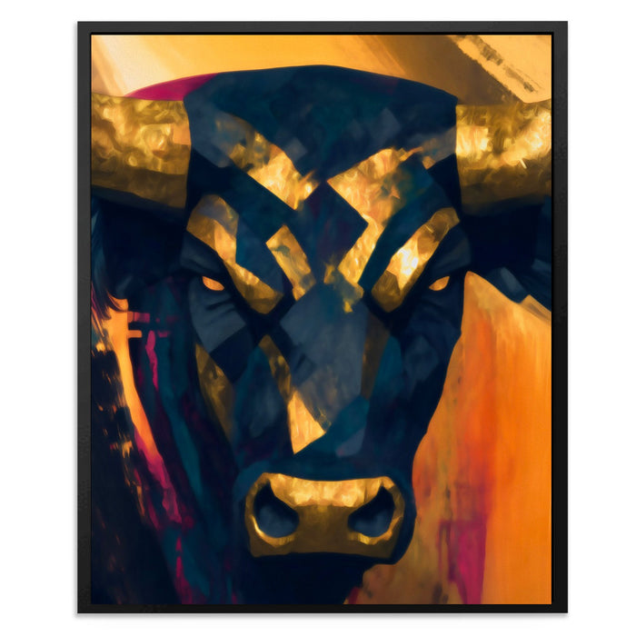 Bull's Ancient Throne - Luxury Wall Art