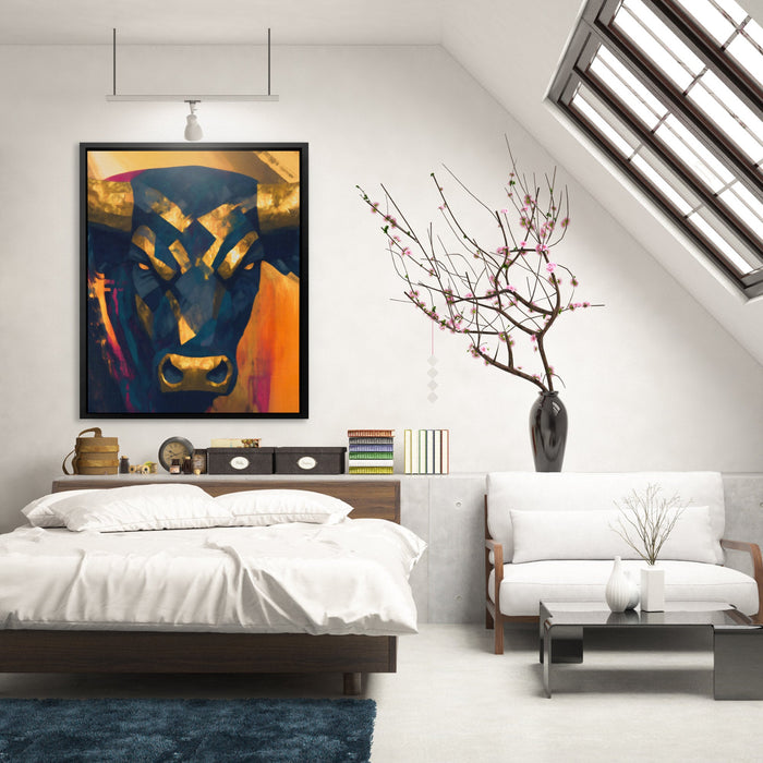Bull's Ancient Throne - Luxury Wall Art