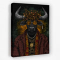 Bull's Autumn Crown - Luxury Wall Art