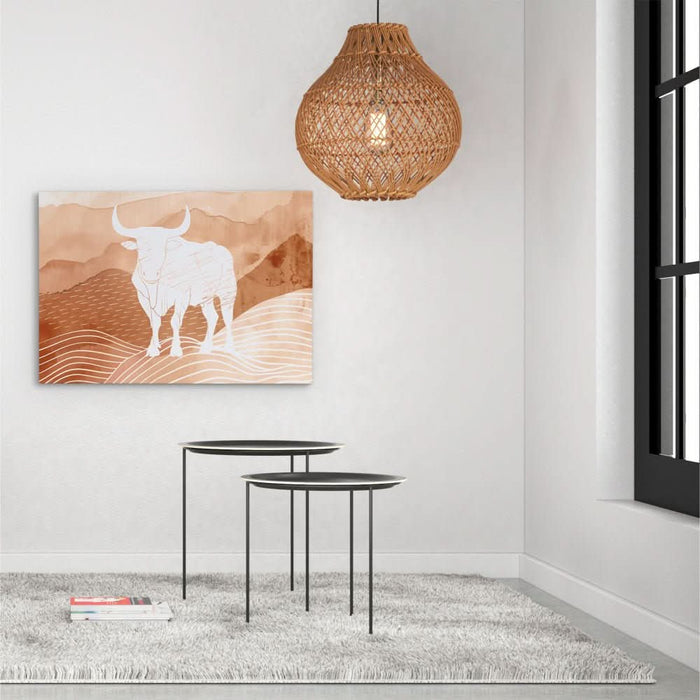 Bulls Mountain - Animals Art for Bedroom