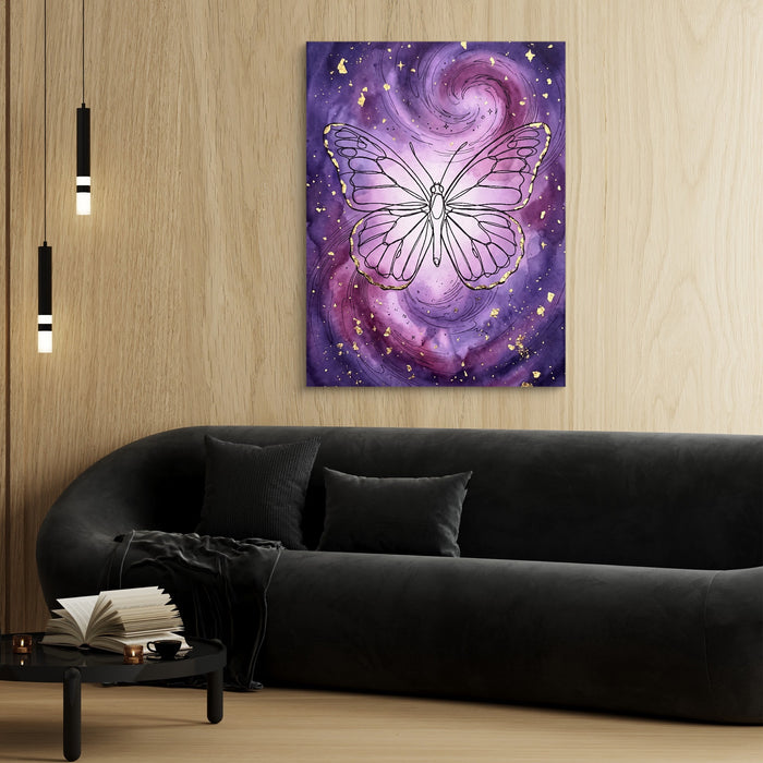 Butterfly Gilded Galaxy — butterfly gilded galaxy sq 70s vibes 1port flush print
