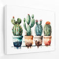 Cactus Party - Botanical Canvas Wall Art
