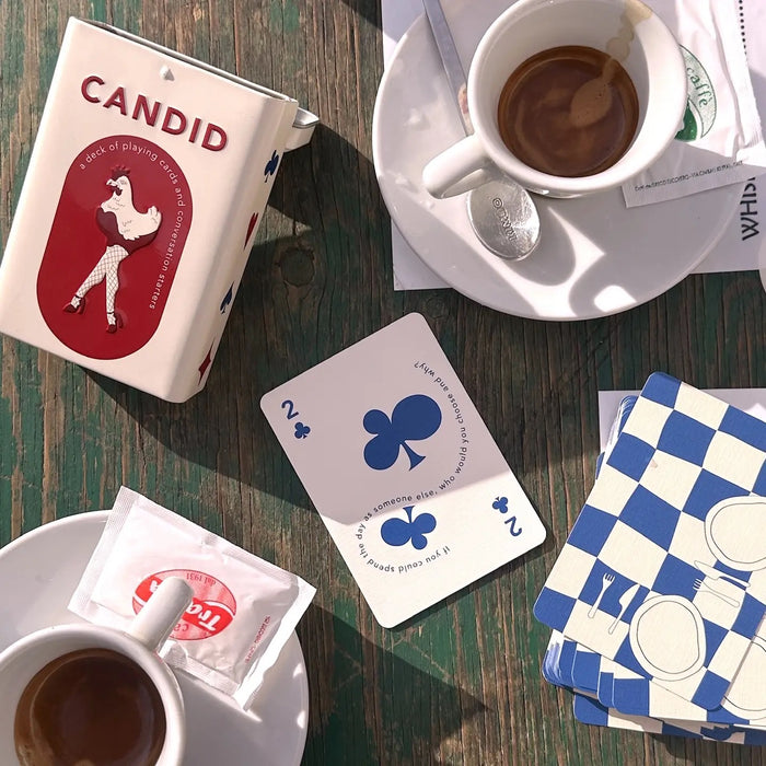 Candid: A Deck of Playing Cards and Conversation Starters