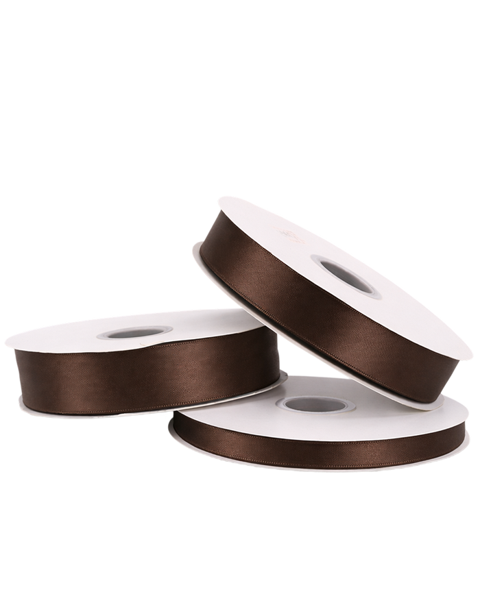 Cappucino Double Faced Satin Ribbon - 100 Yards 1.5"