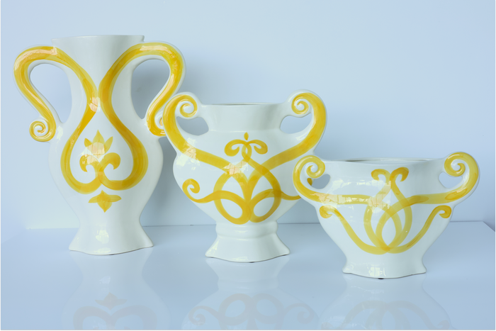 Capri Yellow Amphora- Small