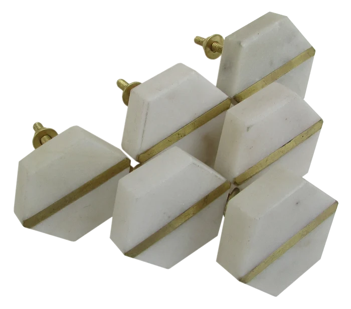 Carla Marble and Brass Knobs