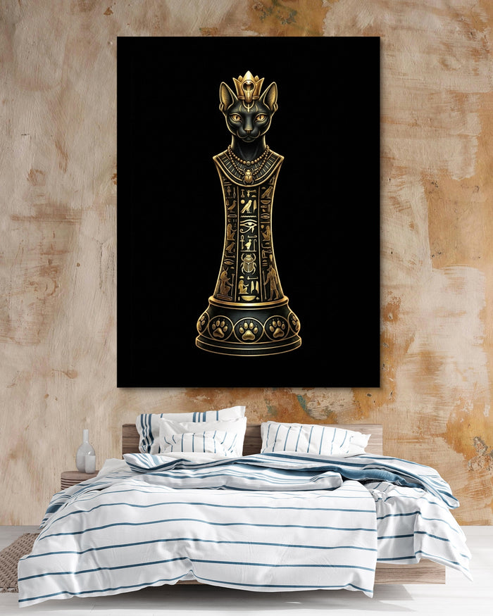 Cat Queen Regal — cat queen regal psd clay beige bedroom 1port flush print