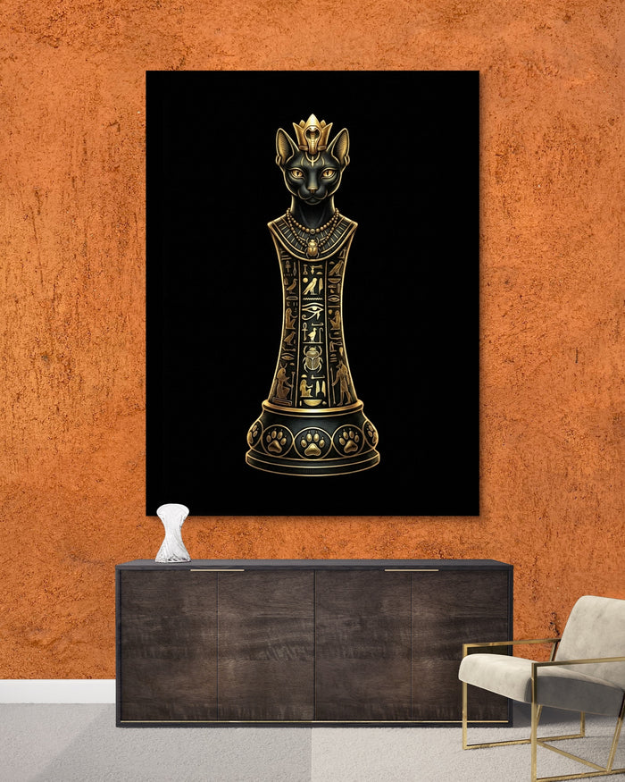 Cat Queen Regal — cat queen regal psd rust lux console 1port flush print