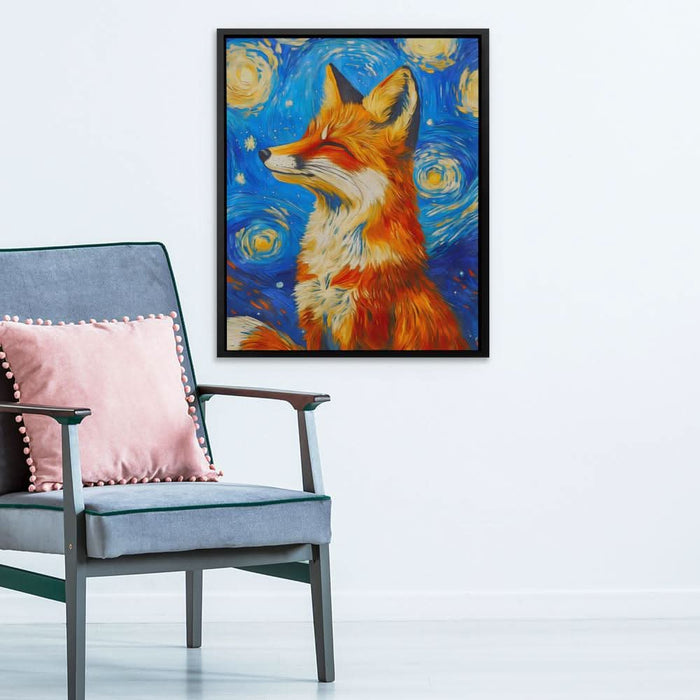 Celestial Fox - Large Fantasy Canvas Print