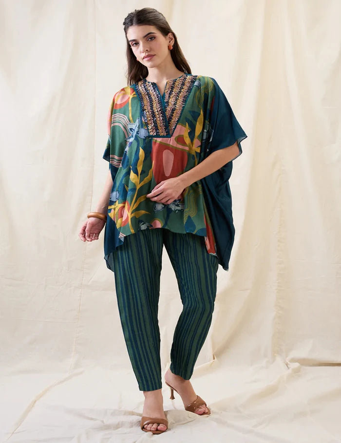 Chanderi Flora co-ord set