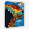 Cheetah Cloudscape Rising canvas wall art