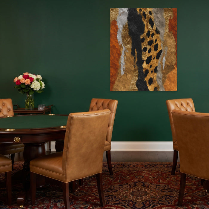 Cheetah Desert Sprint canvas wall art, room view