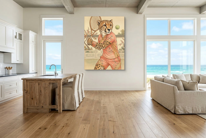 Cheetah's Court Serve — cheetah's court serve living room with ocean view 2 1port flush print