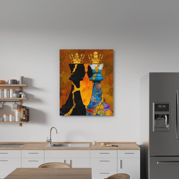 Chess Royal Standoff - Luxury Wall Art