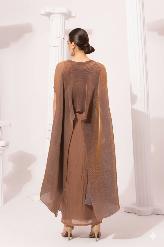 Chestnut Kaftan & Dhoti