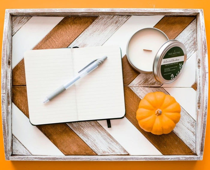 Chevron Wood Tray Kit - Ed's Plant Shop