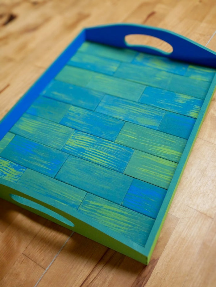 Chevron Wood Tray Kit - Ed's Plant Shop
