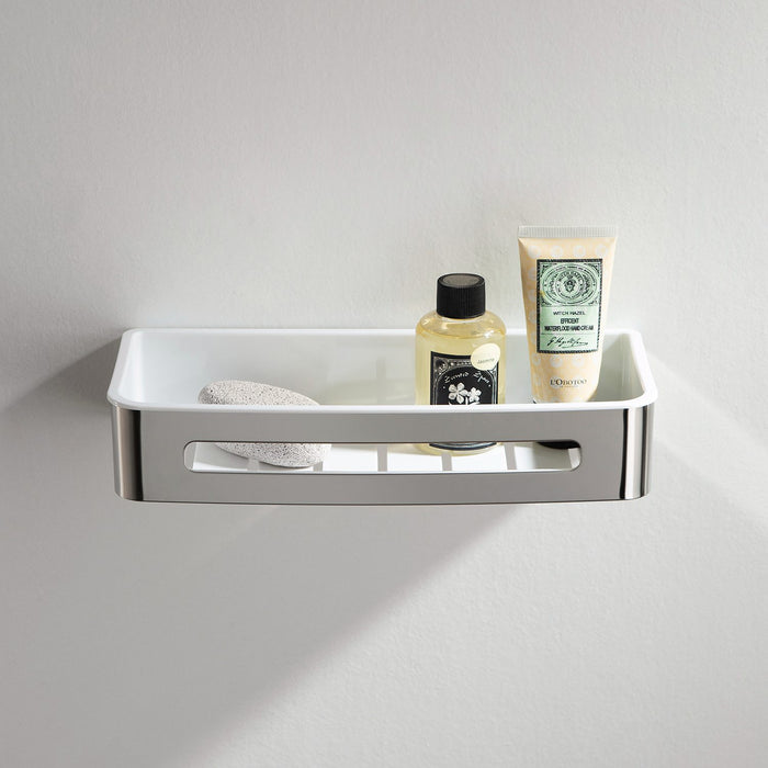 Chrome Bathroom Hardware Accessory Wall Mounted Front Basket KBA1202