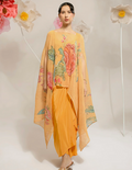 Chrome Yellow Kaftan & Dhoti