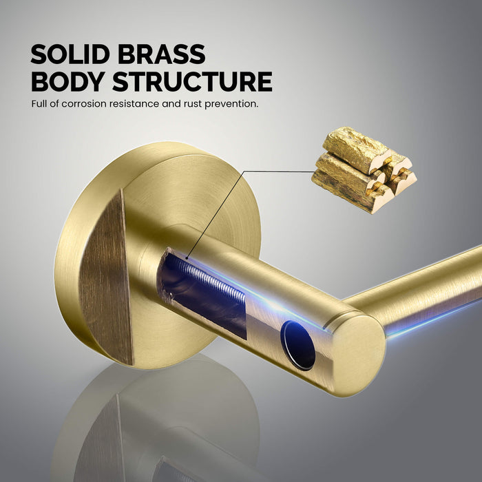 Circular 2-Piece Bathroom Hardware Set - C-KBA14-2-2