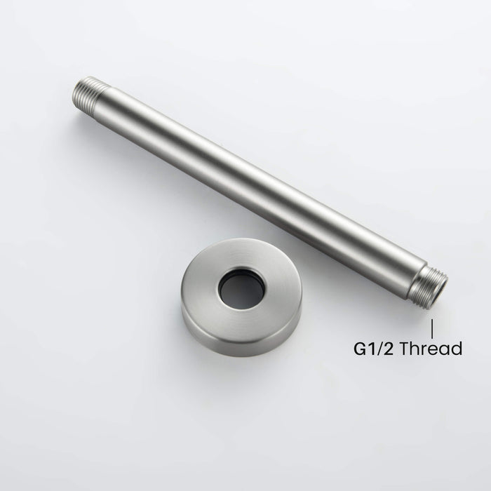 Circular 8" Ceiling Mounted Shower Arm SA0800-KB