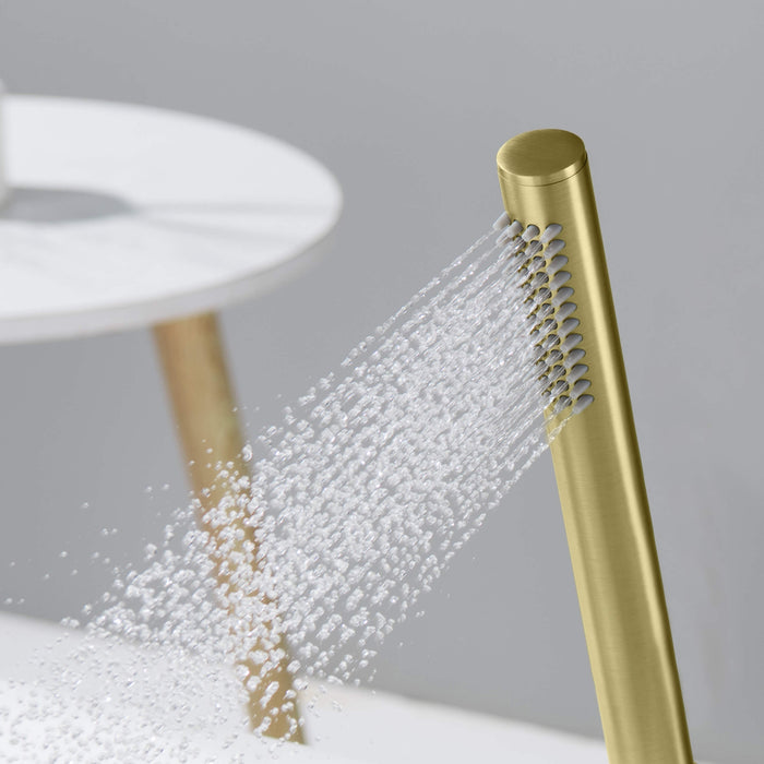Circular Metal Handheld Shower Head HS102