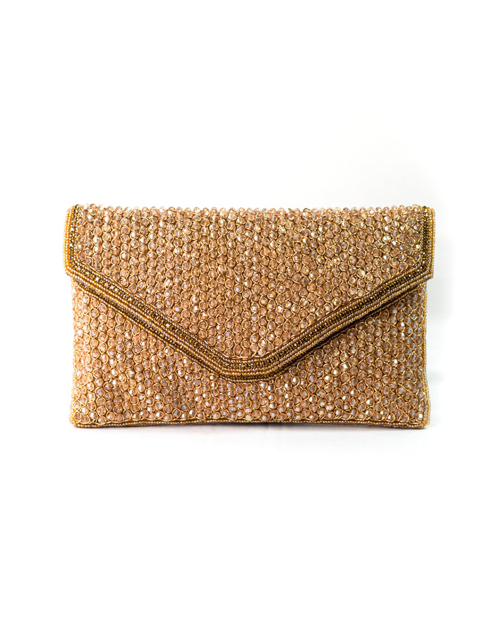 Classy Antique Gold Clutch
