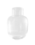 Clear Globe Neck Vase Clear