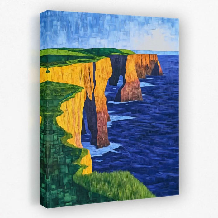 Cliffs of Serenity - Coastal Canvas Wall Art