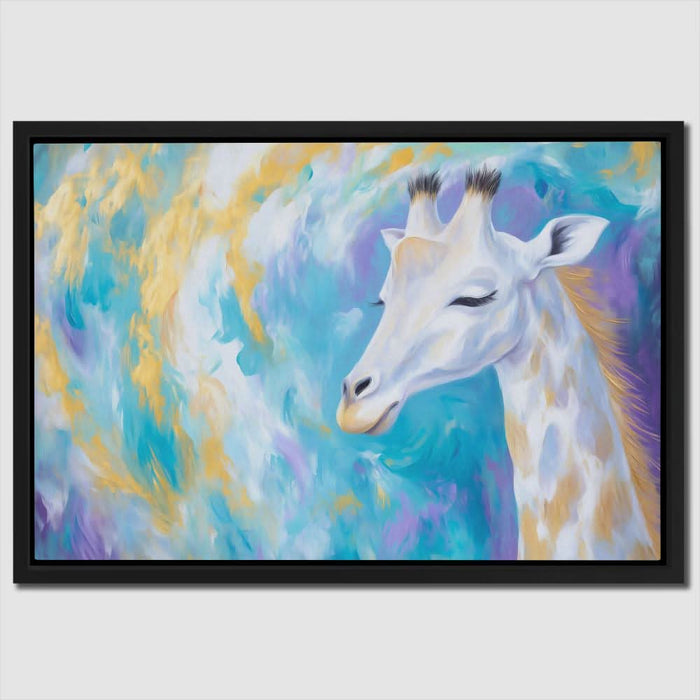 Cloudwalker Giraffe - Baby Animal Art for Nursery