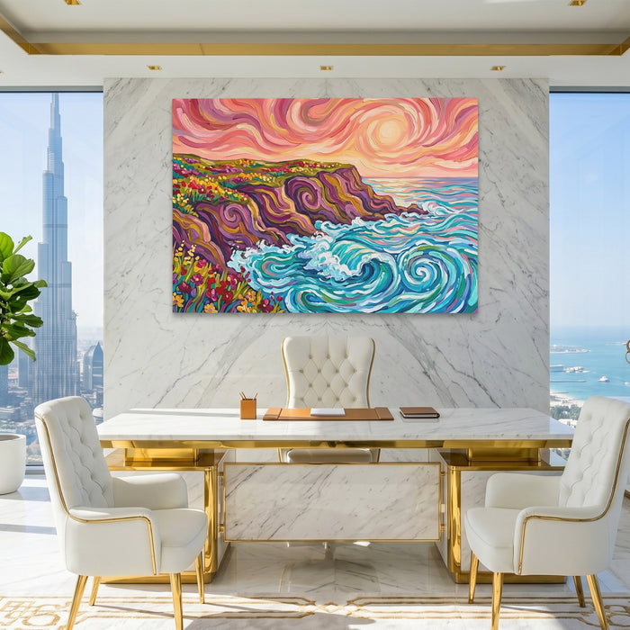 Coastal Cliffs Swirling — Coastal Cliffs Swirling King Lux Land 136