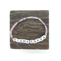 Colored Name Bracelet- Sigma Kappa