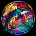 Colorful Dolphin