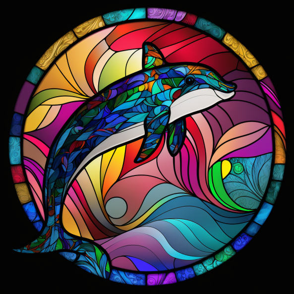 Colorful Dolphin