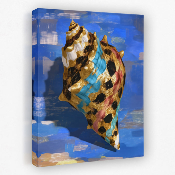 Conch Shell Minimalist canvas wall art