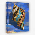 Conch Shell Minimalist canvas wall art