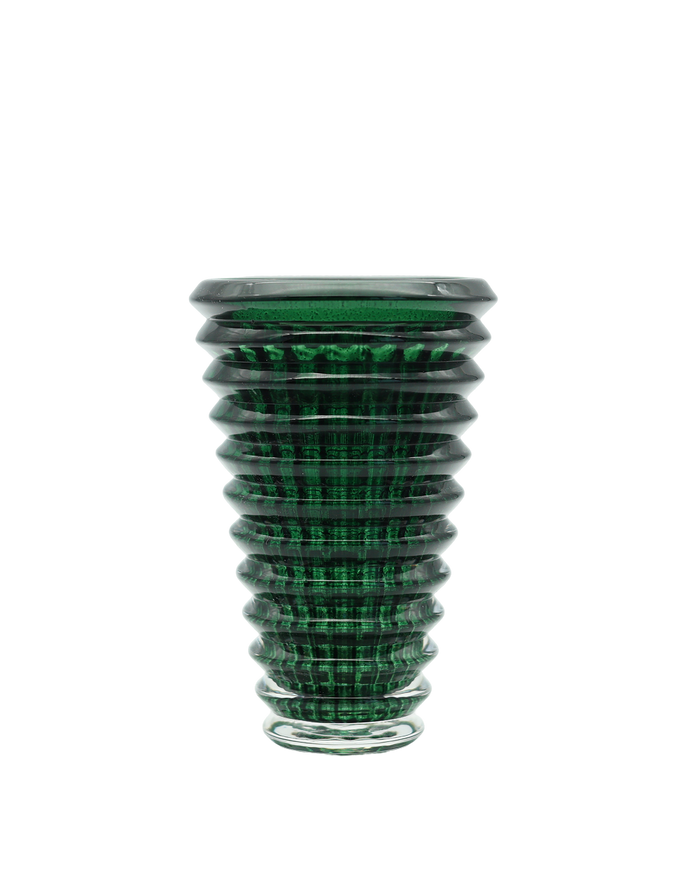 Cone Crystal Textured Vase | Available in 2 Colors