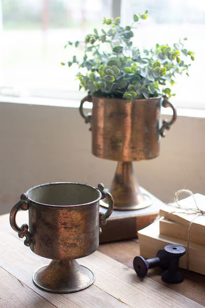 Copper Finish Planters