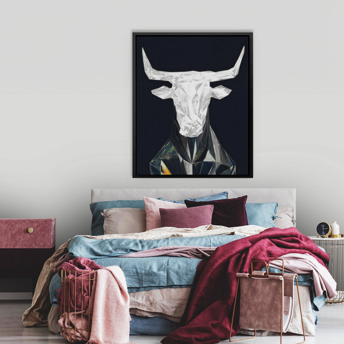 Corporate Bull Portrait - Luxury Wall Art